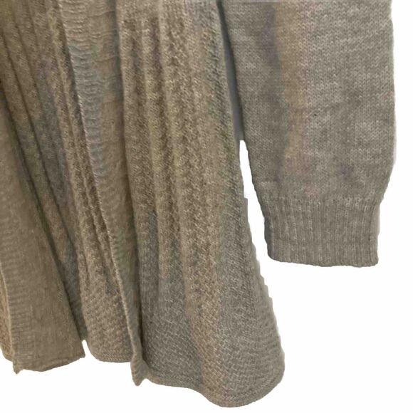 Peruvian Link Alpaca Collection Open Cardigan Sweater Womens Small Gray - Picture 3 of 8